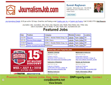 Tablet Screenshot of journalismjob.com